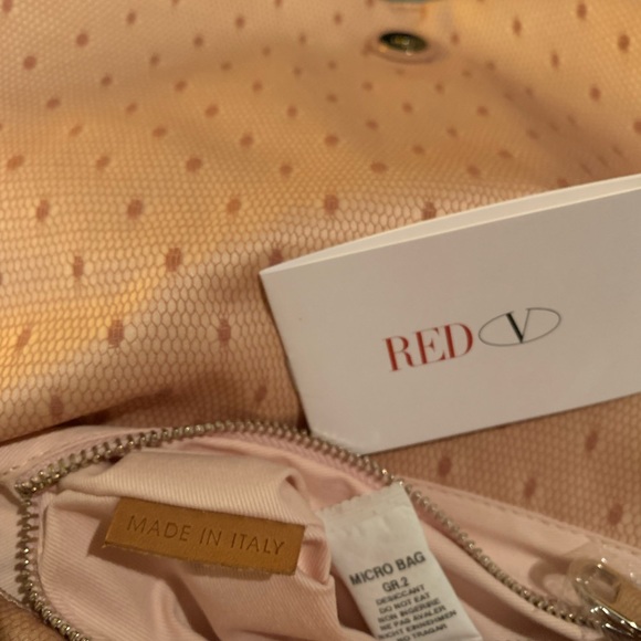 Lace fabric clutch Rose & Rose Beige RedValentino - Picture 10 of 10